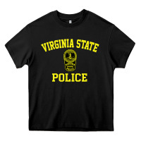 Black virginia state police Heavy Core Tee - linhVisuals