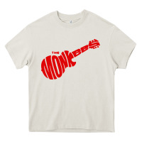 Cream red monkees Heavy Core Tee - linhVisuals