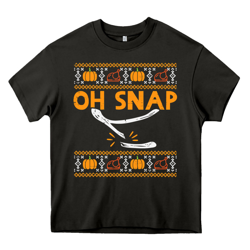 Oh Snap Turkey Wishbone Funny Ugly Heavy Core Tee by linhVisuals | Teevron