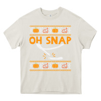 Cream oh snap turkey wishbone funny ugly Heavy Core Tee - linhVisuals