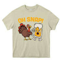 Mossy oh snap thanksgiving cute turkey day Heavy Core Tee - linhVisuals