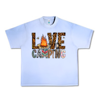 Grape Ice Love Camping Urban Heavy Tee - CowhideDigitalArt
