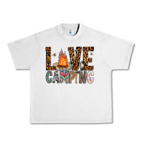 Lunar Rock Love Camping Urban Heavy Tee - CowhideDigitalArt