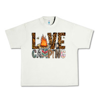 Pistachio Love Camping Urban Heavy Tee - CowhideDigitalArt