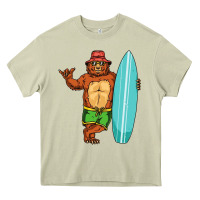 Mossy surfing premium Heavy Core Tee - linhVisuals