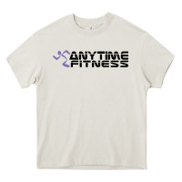 Cream anytime fitness leg day Heavy Core Tee - linhVisuals