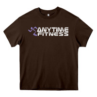 Chocolate Brown anytime fitness leg day Heavy Core Tee - linhVisuals