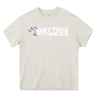 Cream anytime fitness leg day Heavy Core Tee - linhVisuals