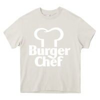 Cream vintage burger chef classic Heavy Core Tee - linhVisuals