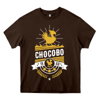Chocolate Brown chocobo Heavy Core Tee - linhVisuals
