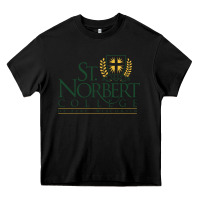 Black St. Norbert College Heavy Core Tee - linhVisuals