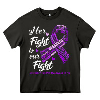 Asphalt hodgkins lymphoma awareness t  shirt hodgkin's lymphoma awareness her Heavy Core Tee - linhVisuals