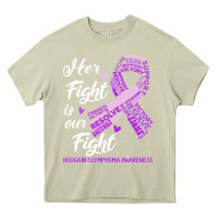 Mossy hodgkins lymphoma awareness t  shirt hodgkin's lymphoma awareness her Heavy Core Tee - linhVisuals