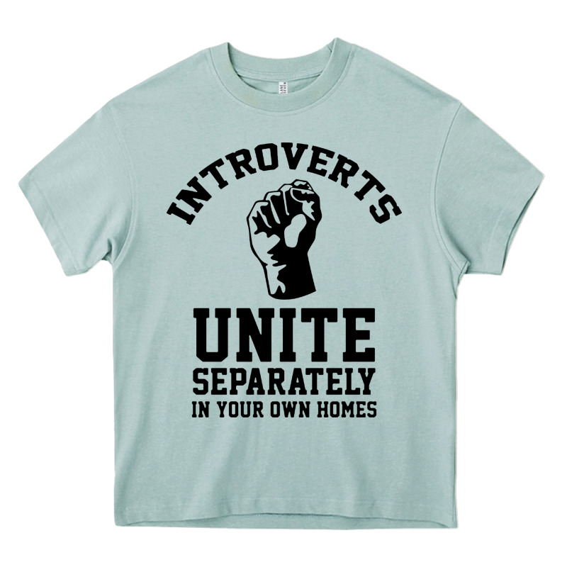 Introverts Unite Heavy Core Tee by linhVisuals | Teevron