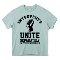 Arona introverts unite Heavy Core Tee - linhVisuals