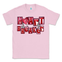 Bubblegum Pink Heart breaker Valentine's Day Classic Tee - FaDigitalArtStudio