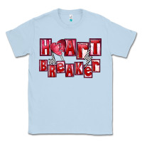 Dusty Blue Heart breaker Valentine's Day Classic Tee - FaDigitalArtStudio