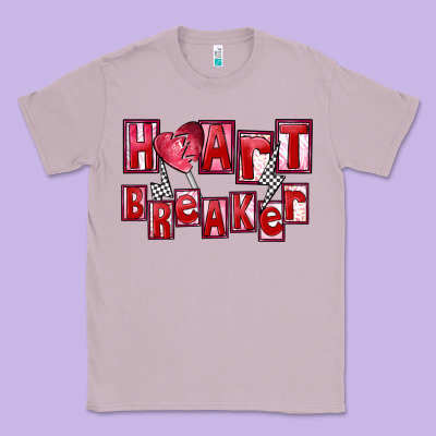 Heart Breaker Valentine's Day Classic Tee Designed By Fadigitalartstudio