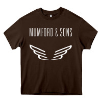 Chocolate Brown mumford and sons merch Heavy Core Tee - linhVisuals