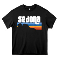 Black cute retro i love sedona arizona desert sunset az t shirt Heavy Core Tee - linhVisuals