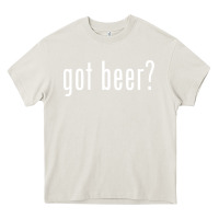 Cream beer Heavy Core Tee - linhVisuals