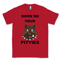 Red Show Me Your Pitties Classic Tee - Bettercallsaul