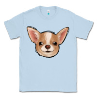 Dusty Blue Chihuahua Classic Tee - Jasminsmagicworld