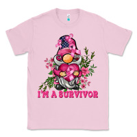 Bubblegum Pink i'm a survivor gnome Classic Tee - BarkalooDesign