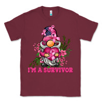 Burgundy i'm a survivor gnome Classic Tee - BarkalooDesign