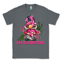 Charcoal Heather i'm a survivor gnome Classic Tee - BarkalooDesign