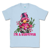 Dusty Blue i'm a survivor gnome Classic Tee - BarkalooDesign