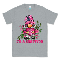 Heather Grey i'm a survivor gnome Classic Tee - BarkalooDesign