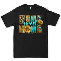 Black Western Home Sweet Home Premium Tee - FaDigitalArtStudio