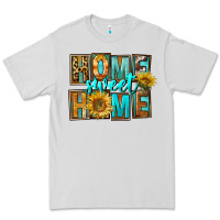 Dove Grey Western Home Sweet Home Premium Tee - FaDigitalArtStudio