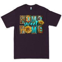 Plum Western Home Sweet Home Premium Tee - FaDigitalArtStudio