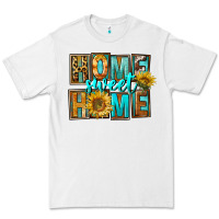 White Western Home Sweet Home Premium Tee - FaDigitalArtStudio