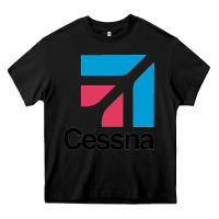 Black cessnas Heavy Core Tee - linhVisuals