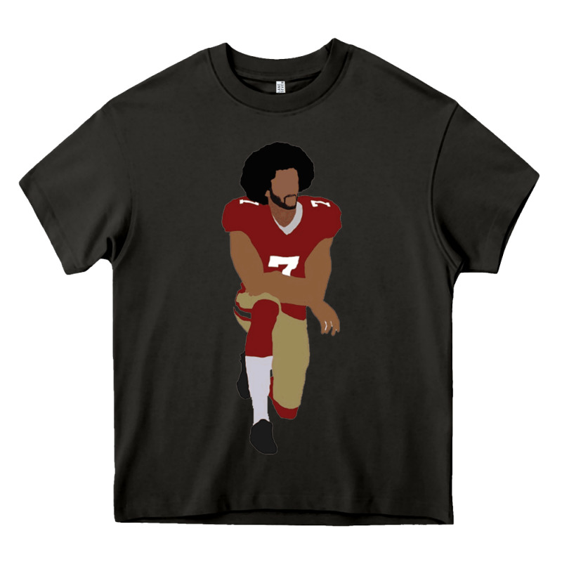 Colin Kaepernick Kneeling Classic Heavy Core Tee by linhVisuals | Teevron