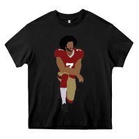 Black colin kaepernick kneeling classic Heavy Core Tee - linhVisuals