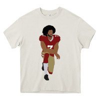 Cream colin kaepernick kneeling classic Heavy Core Tee - linhVisuals