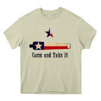 Mossy come and take it   texas flag essential Heavy Core Tee - linhVisuals