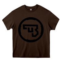 Chocolate Brown cz Heavy Core Tee - linhVisuals