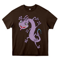 Chocolate Brown randall monsters Heavy Core Tee - linhVisuals
