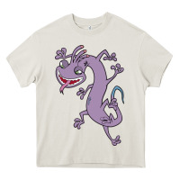 Cream randall monsters Heavy Core Tee - linhVisuals