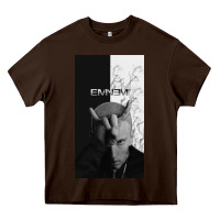 Chocolate Brown emine Heavy Core Tee - linhVisuals