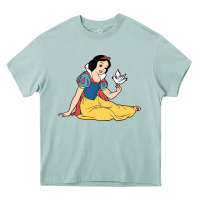 Arona snow white Heavy Core Tee - linhVisuals