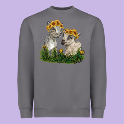 Baby Goats Heavyweight Sweatshirt Designed By Ranaportraitstore