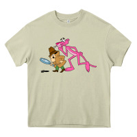 Mossy the pink panther Heavy Core Tee - linhVisuals
