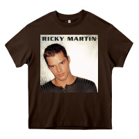 Chocolate Brown ricky martin   ricky martin Heavy Core Tee - linhVisuals