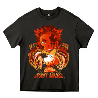 Set Your Heart Ablaze Heavy Core Tee | Teevron
